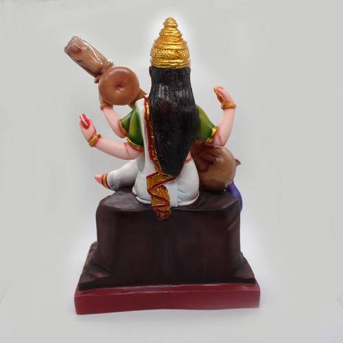 Saraswati Murti Fiber Statue for Puja for Home Decor Living Room Office Bedroom Decoration Dining Room